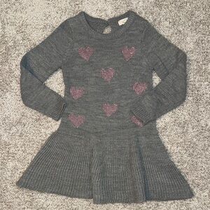 Jessica Simpson Casual Gray and Pink Dress